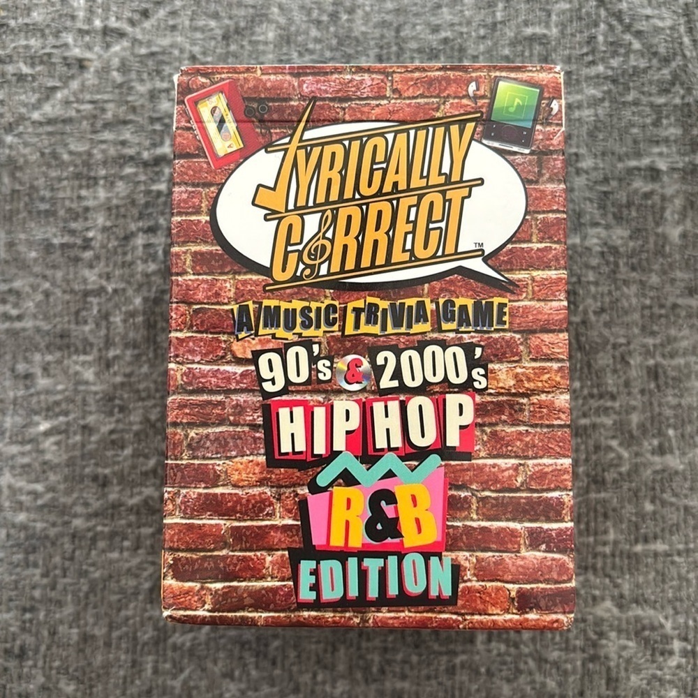 Lyrically Correct trivia card game
